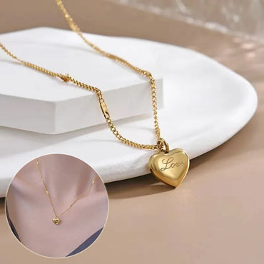 Necklace Love Heart Pendant