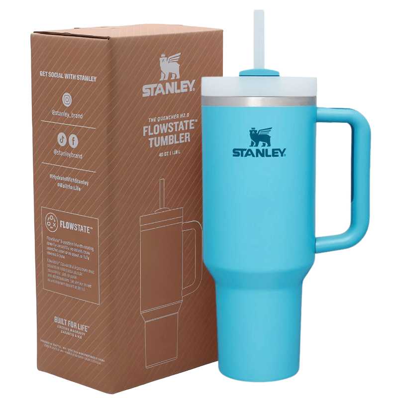 Stanley 40 oz Tumbler Cup With Handle and Straw