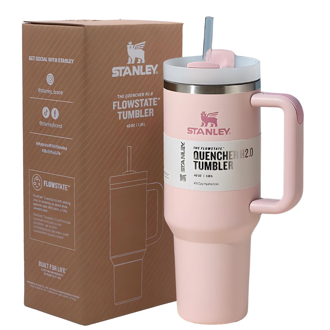 Stanley 40 oz Tumbler Cup With Handle and Straw