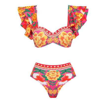 Beach Vacation Three-piece Women’s Swimsuit - Zac Store