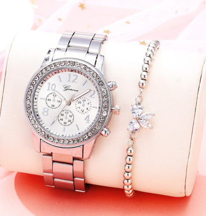 Diamond bracelet women watch - Zac Store