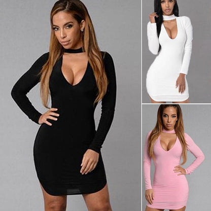 EBay fast selling, European, American, bursting, V collar, cocktail dresses and dress sexy dresses - Zac Store