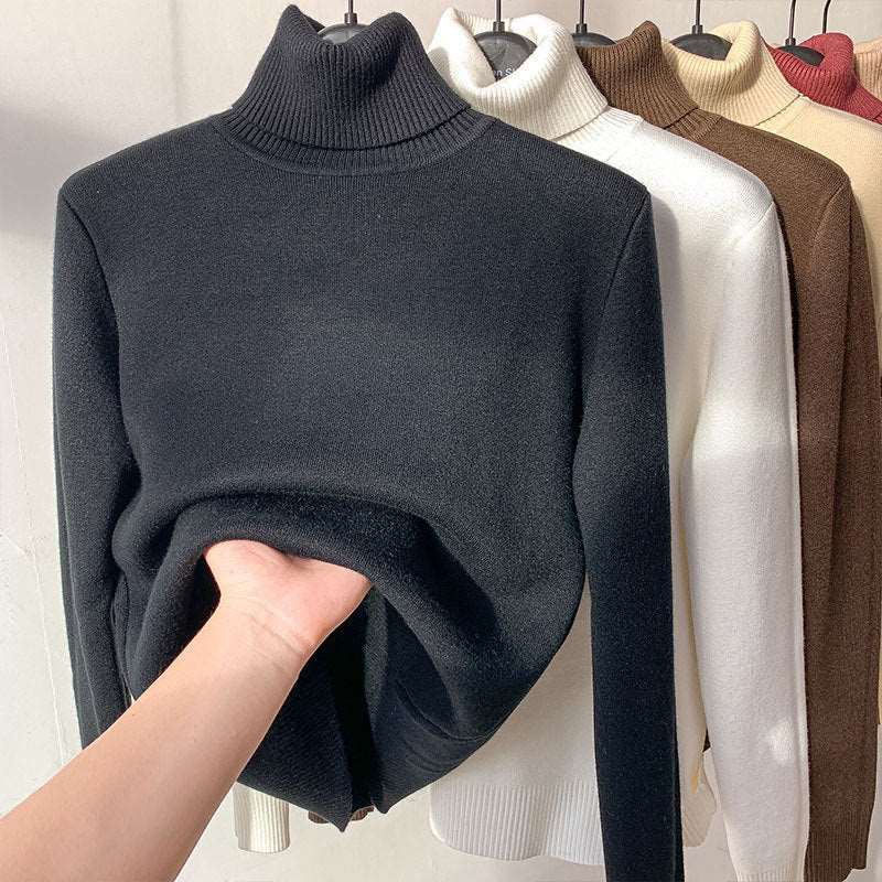 Elegant Female Knitted Pullover Loose