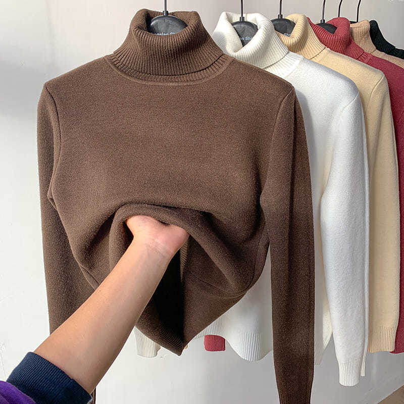 Elegant Female Knitted Pullover Loose - Zac Store