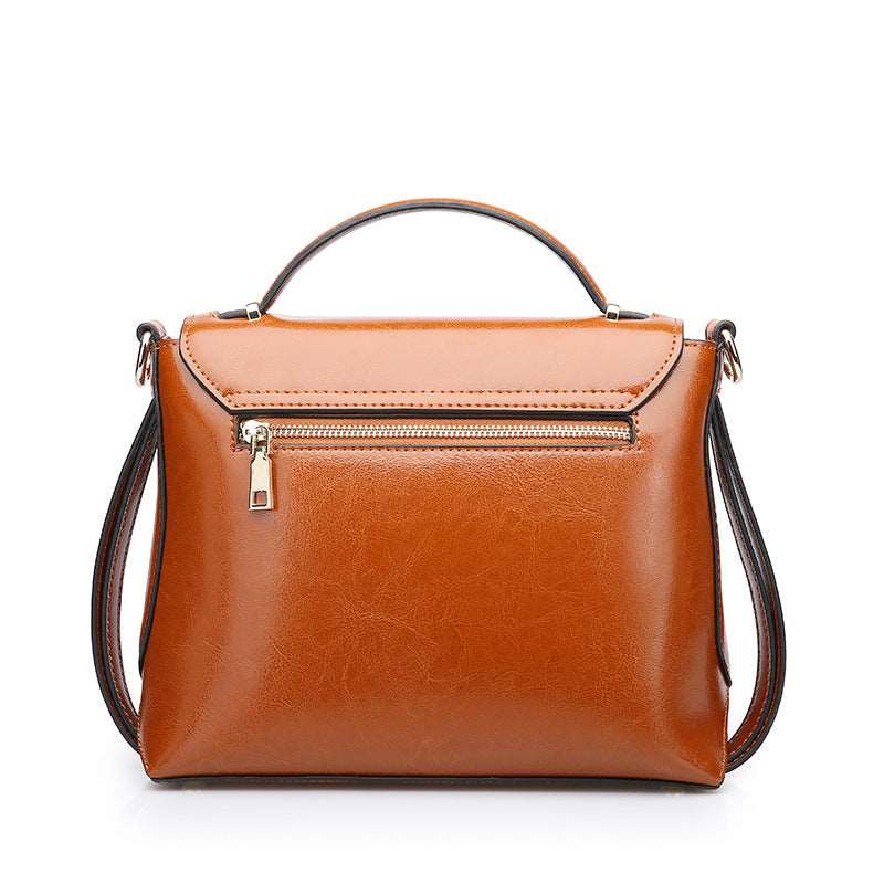 Fashion Genuine Leather Bags Women Real Leather Handbag Shoulder Bags Elegant Women Crossbody Messenger Bags