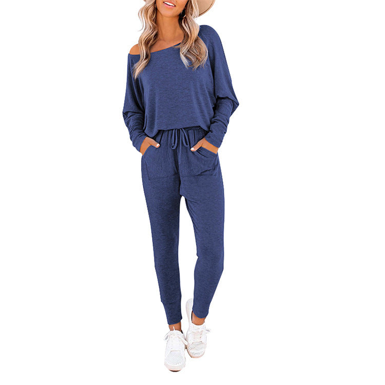 Jogging Suits for Women 2 Piece Set Track Pant with Pockets Sweatshirt Pants Set Trendy Clothes - Zac Store