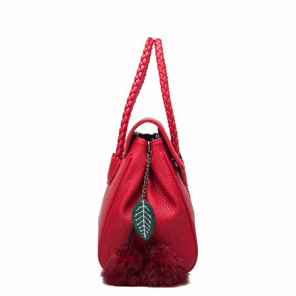 Leather handbags lychee pattern handbag - Zac Store