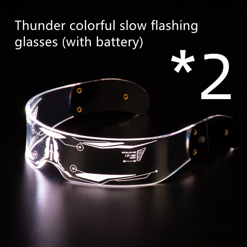 LED Luminous Party Bar Disco Punk Glasses - Zac Store