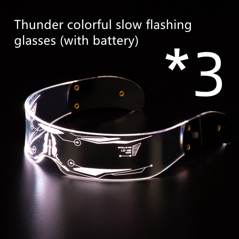 LED Luminous Party Bar Disco Punk Glasses - Zac Store