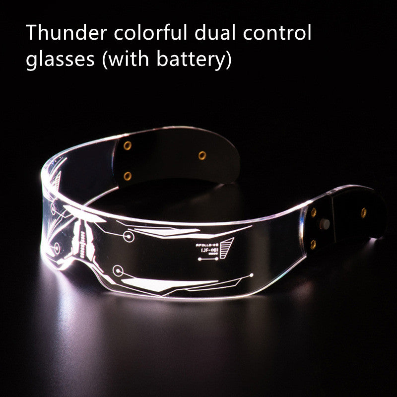 LED Luminous Party Bar Disco Punk Glasses - Zac Store