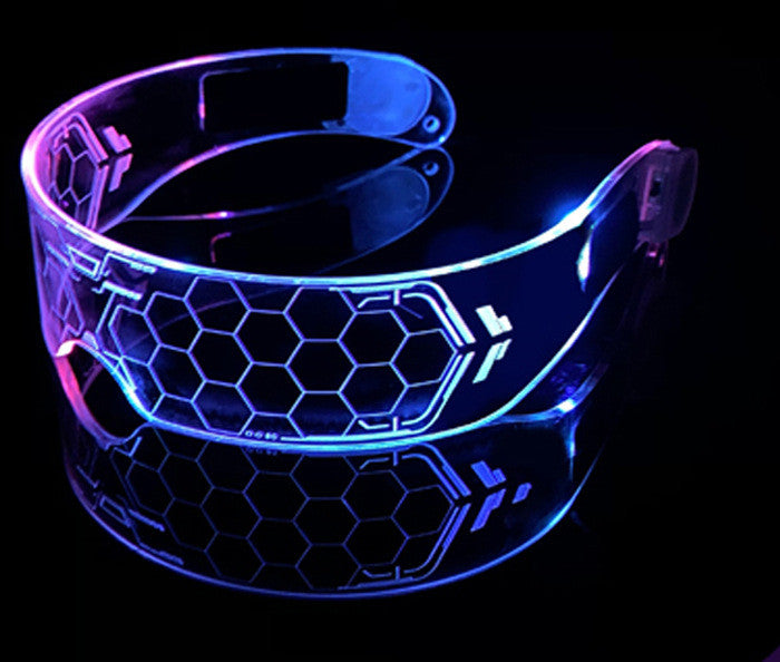 LED Luminous Party Bar Disco Punk Glasses - Zac Store