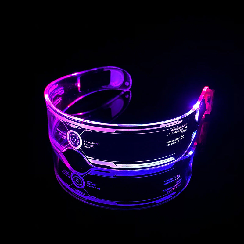 LED Luminous Party Bar Disco Punk Glasses - Zac Store