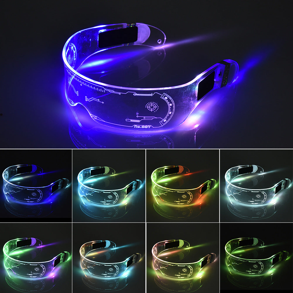 LED Luminous Party Bar Disco Punk Glasses - Zac Store