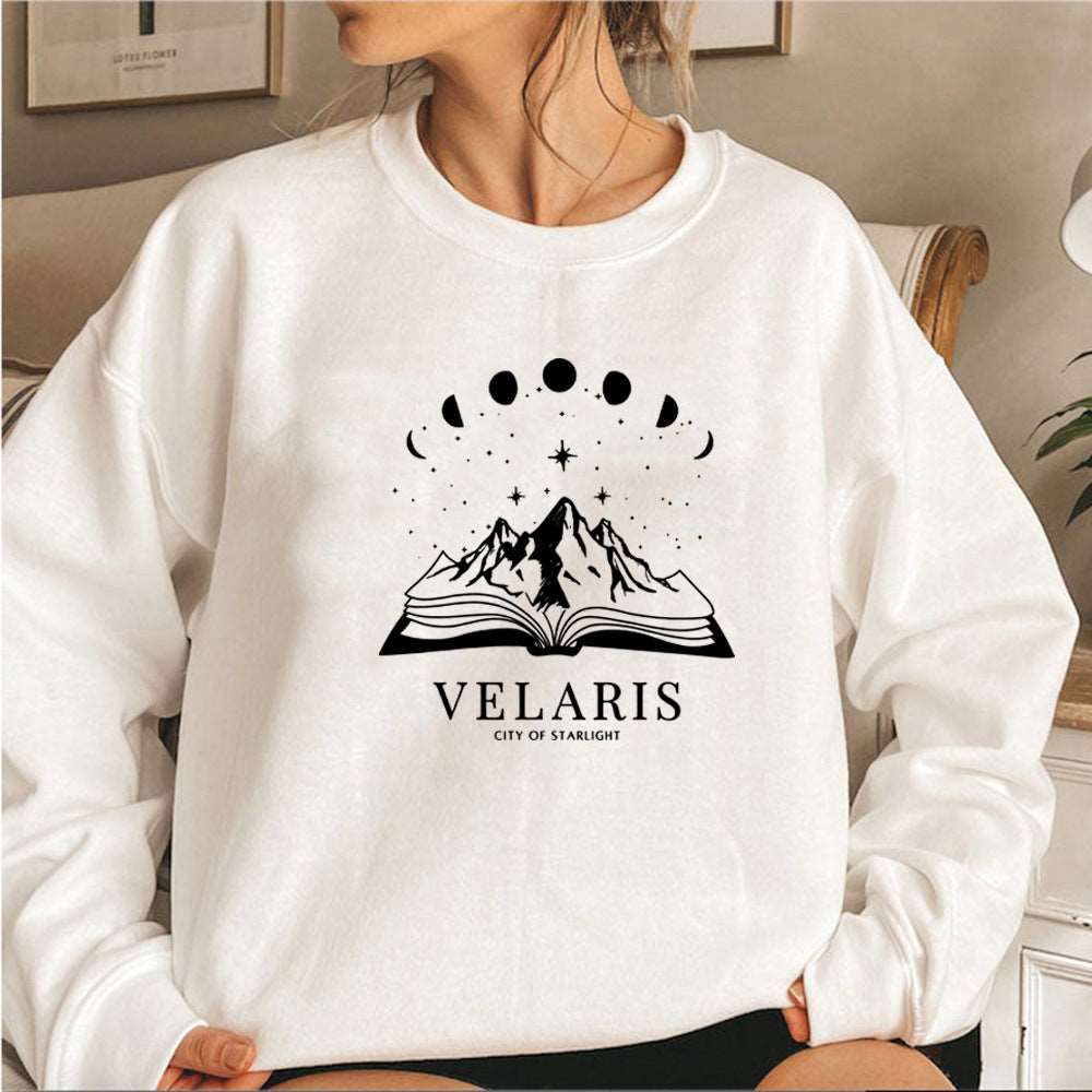 Neck Pullover Sweatshirt