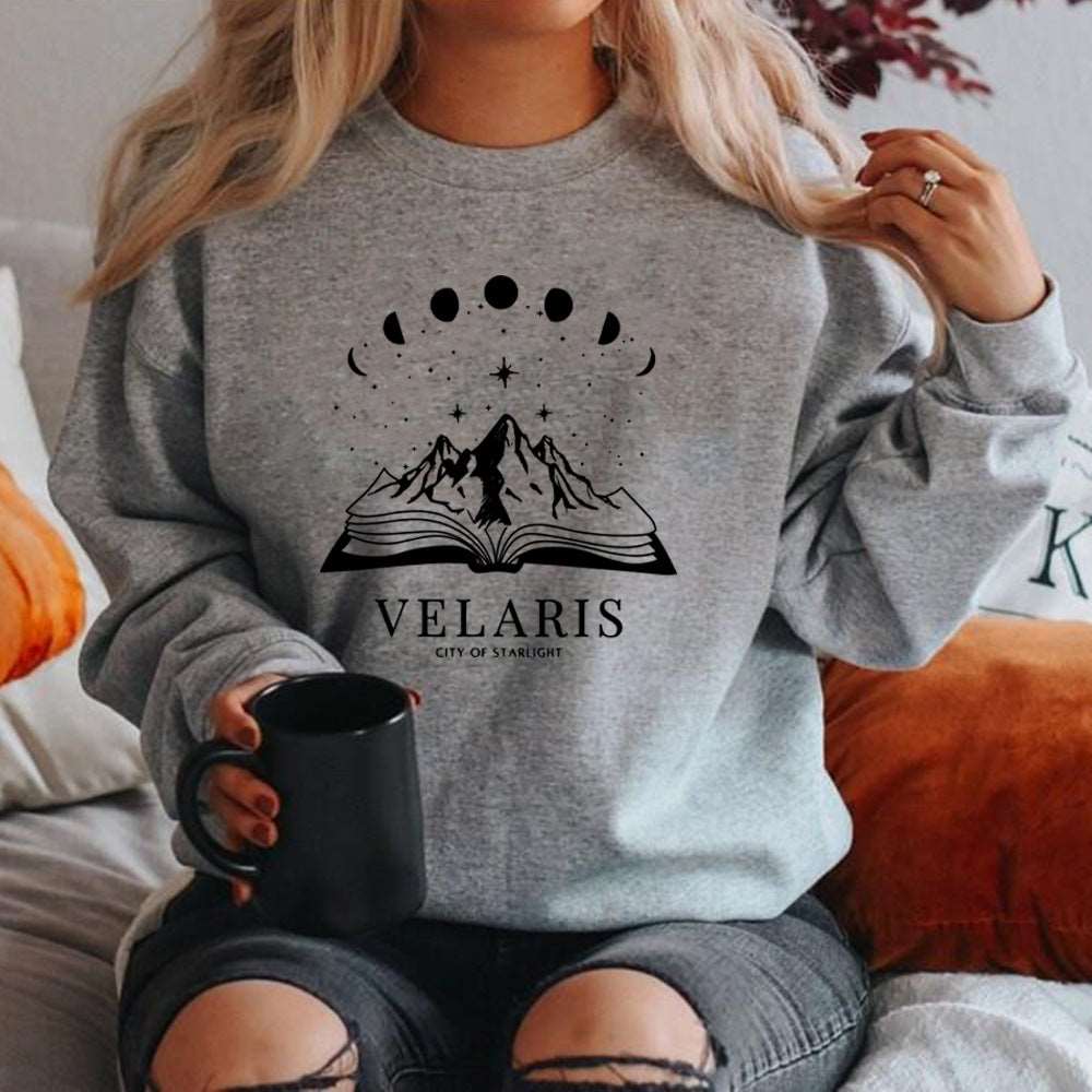 Neck Pullover Sweatshirt