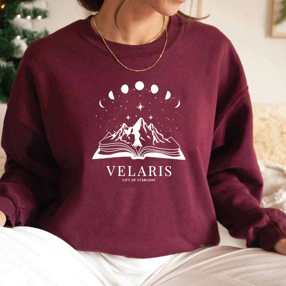 Neck Pullover Sweatshirt