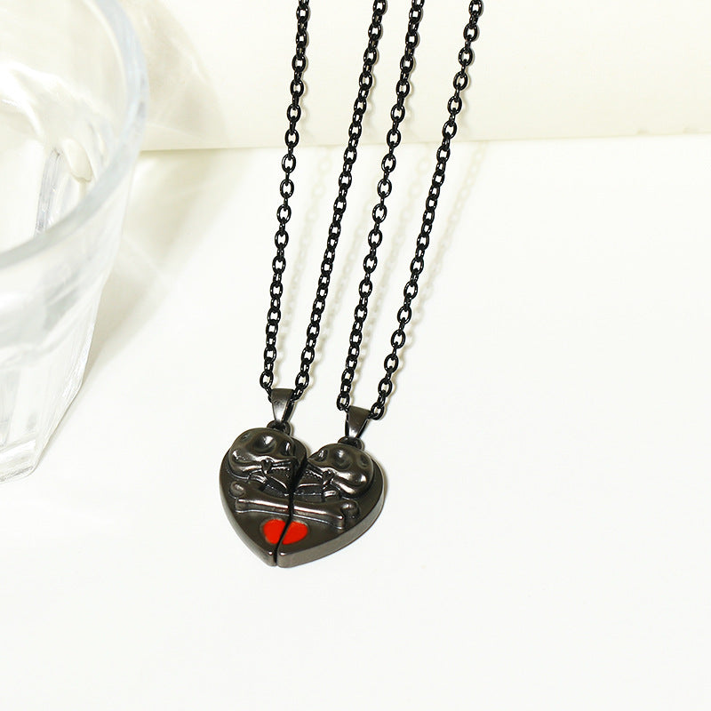 Punk Retro Skull Pendant Halloween Necklace - Zac Store