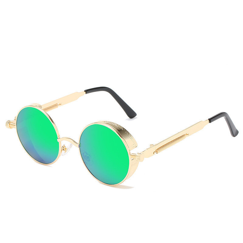 Round Frame Retro Punk Sunglasses - Zac Store