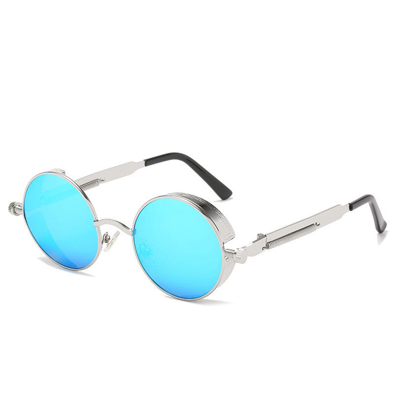 Round Frame Retro Punk Sunglasses - Zac Store