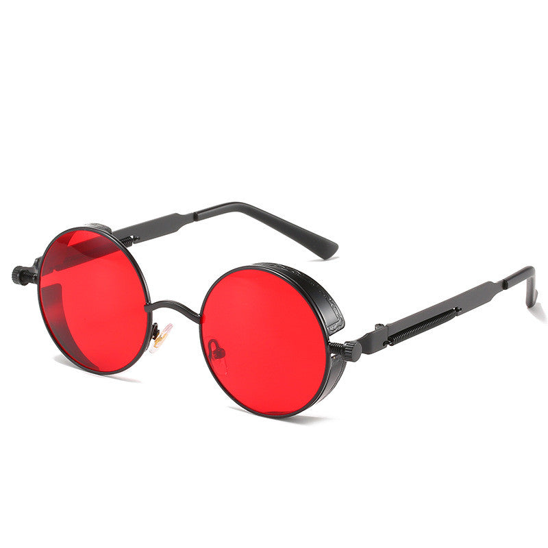 Round Frame Retro Punk Sunglasses - Zac Store