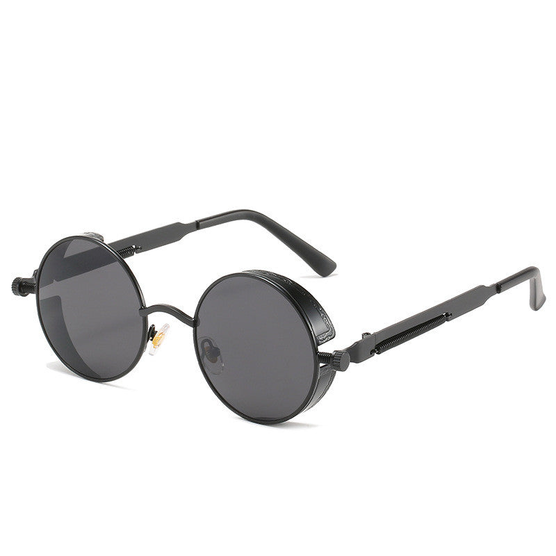 Round Frame Retro Punk Sunglasses - Zac Store