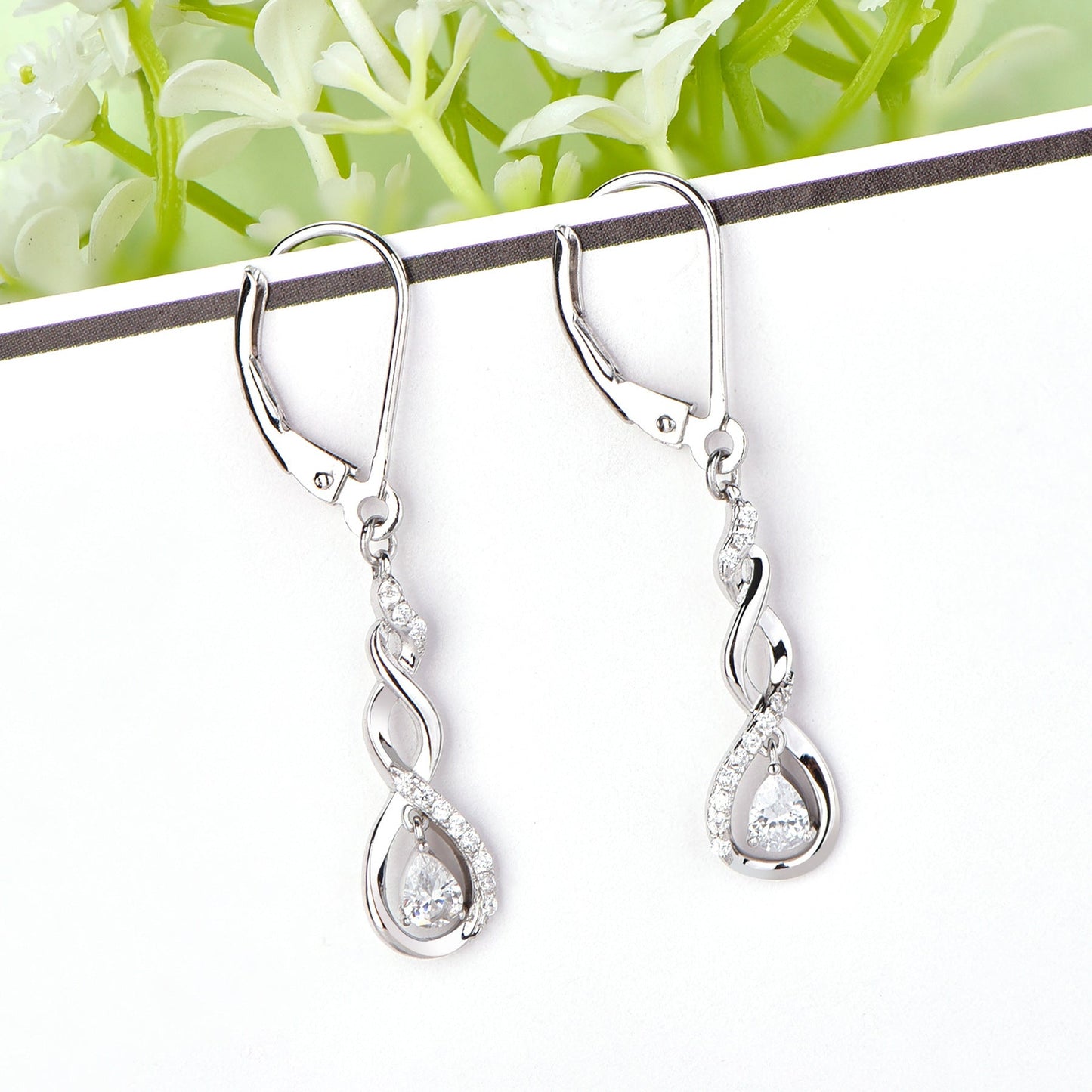 Silver Retro Geometric Earrings - Zac Store