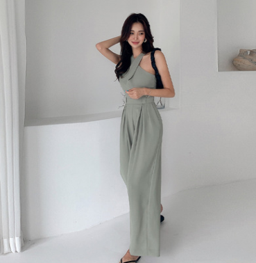 Sleeveless high waist Jumpsuit - Zac Store