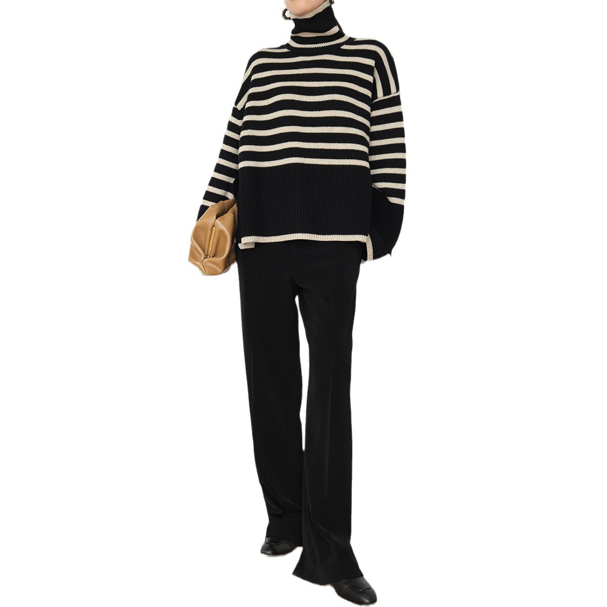 Striped women Sweater dress - Zac Store