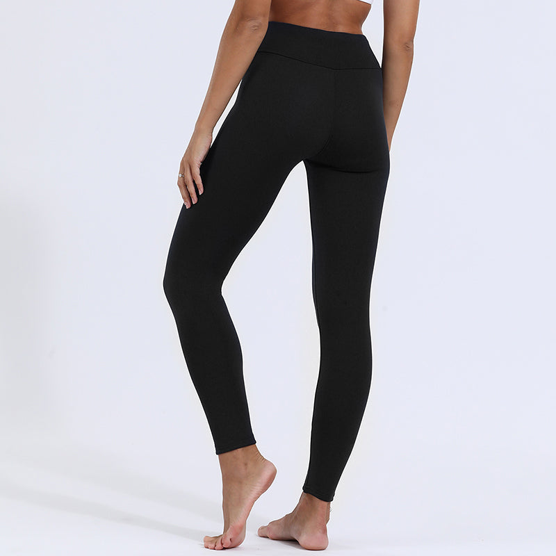 Warm Thick High Stretch Lamb Cashmere Leggings - Zac Store