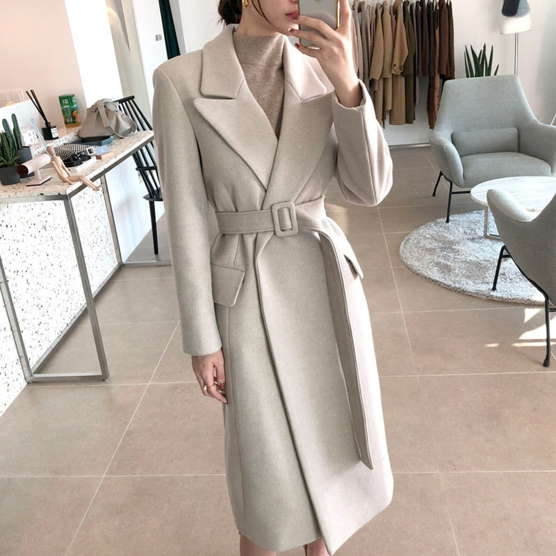 Women Long Coat For Autumn - Zac Store