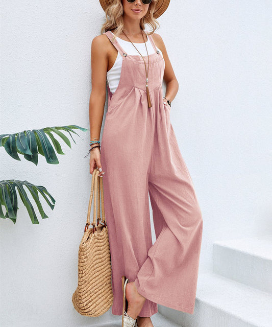 Women Overalls Casual Loose Jumpsuits - Zac Store