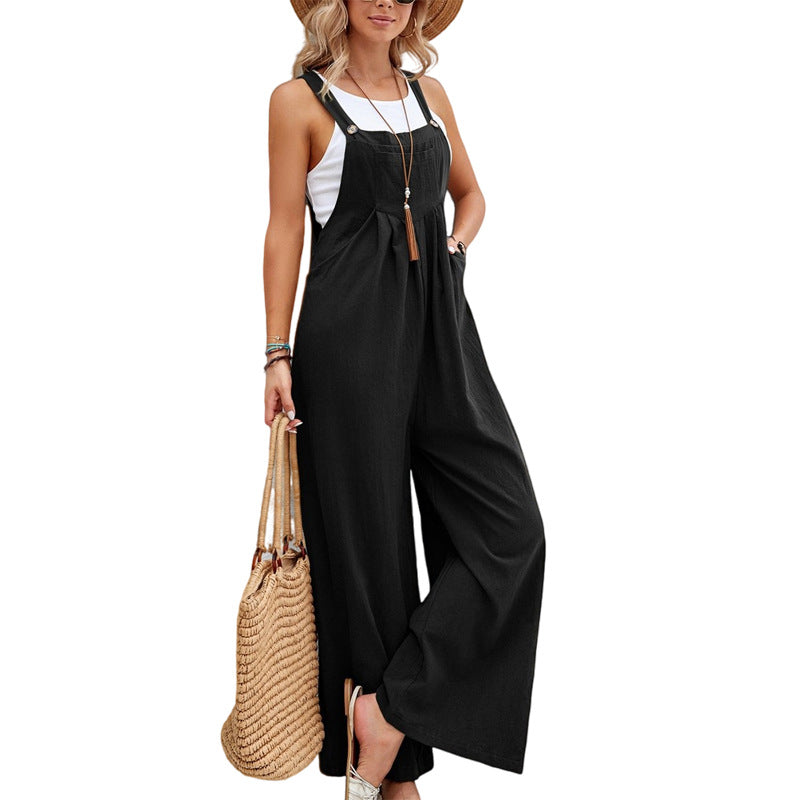 Women Overalls Casual Loose Jumpsuits - Zac Store