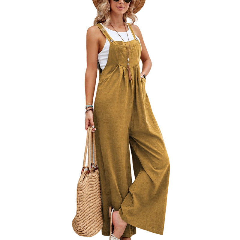 Women Overalls Casual Loose Jumpsuits - Zac Store