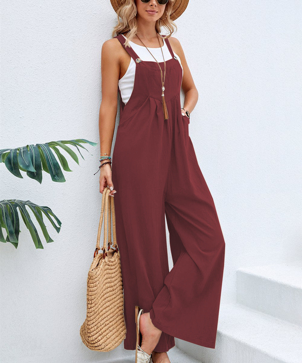 Women Overalls Casual Loose Jumpsuits - Zac Store