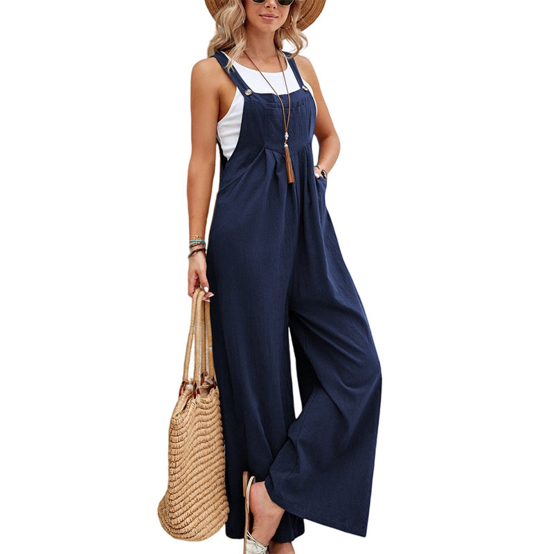 Women Overalls Casual Loose Jumpsuits - Zac Store