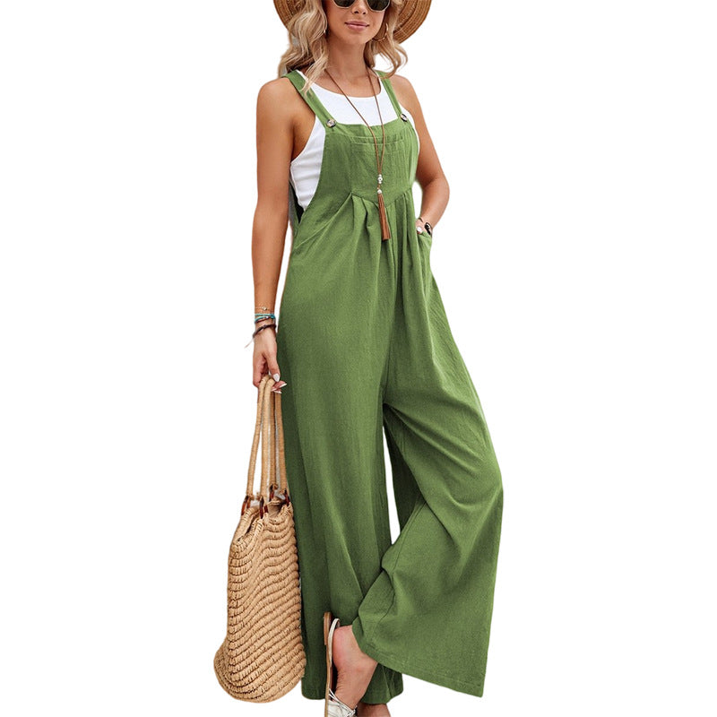 Women Overalls Casual Loose Jumpsuits - Zac Store