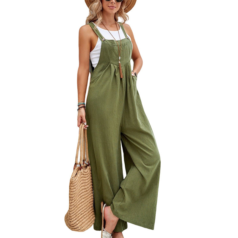 Women Overalls Casual Loose Jumpsuits - Zac Store