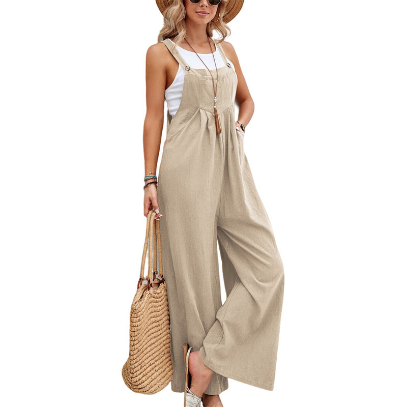 Women Overalls Casual Loose Jumpsuits - Zac Store