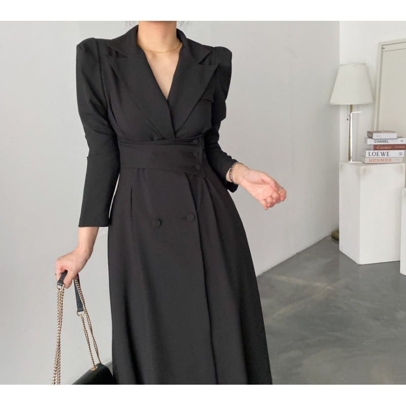 Women's Fashion Long Suit Dress - Zac Store