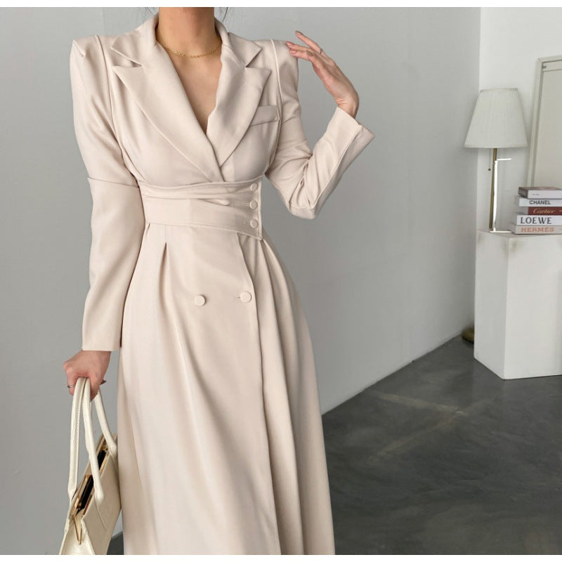 Women's Fashion Long Suit Dress - Zac Store