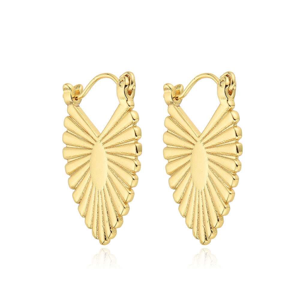 Women's Gold plated Geometric Earrings