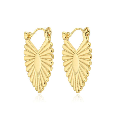 Women's Gold plated Geometric Earrings