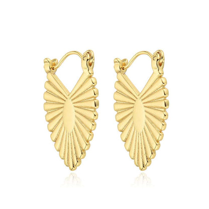 Women's Gold plated Geometric Earrings