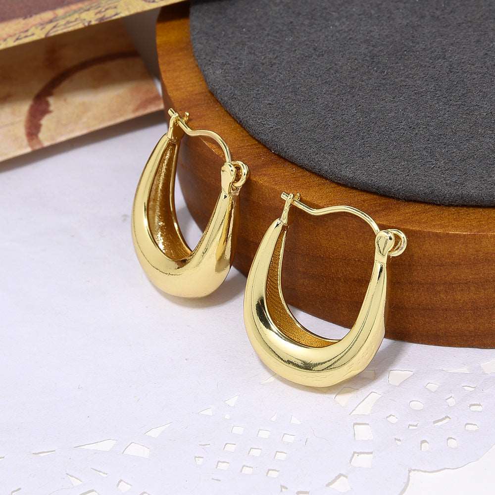 Women's Gold plated Geometric Earrings