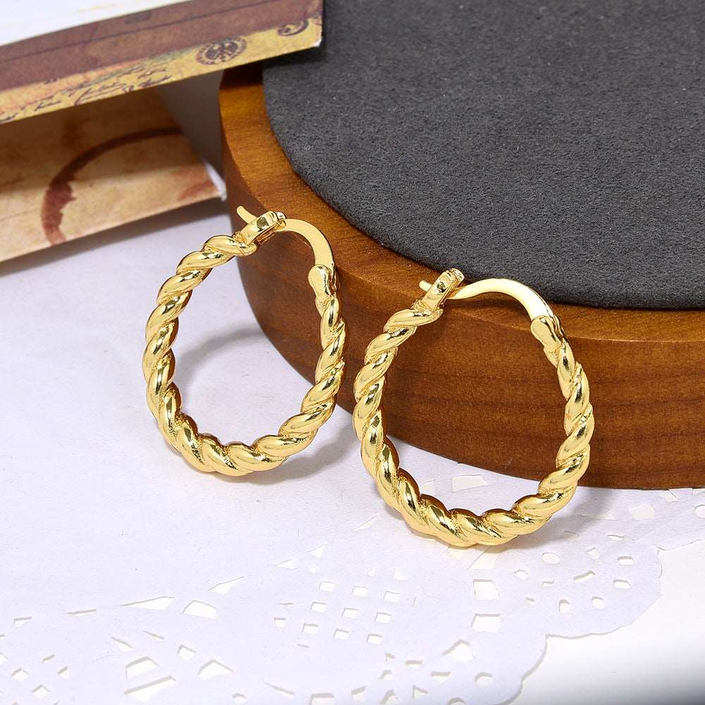 Women's Gold plated Geometric Earrings