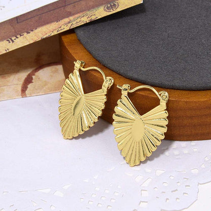 Women's Gold plated Geometric Earrings