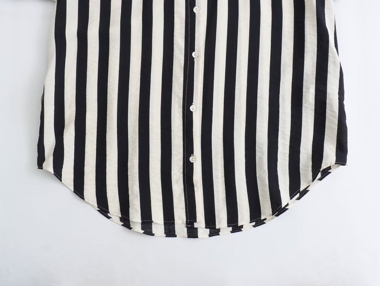 Women's Long Sleeve Loose Casual Striped Shirt - Zac Store