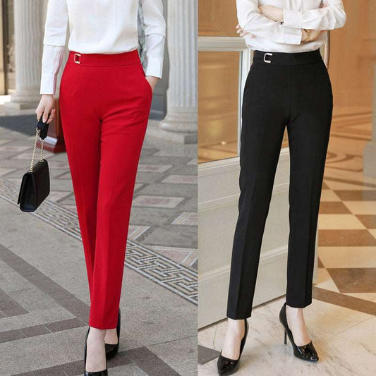 Women's Slim Cropped Trousers