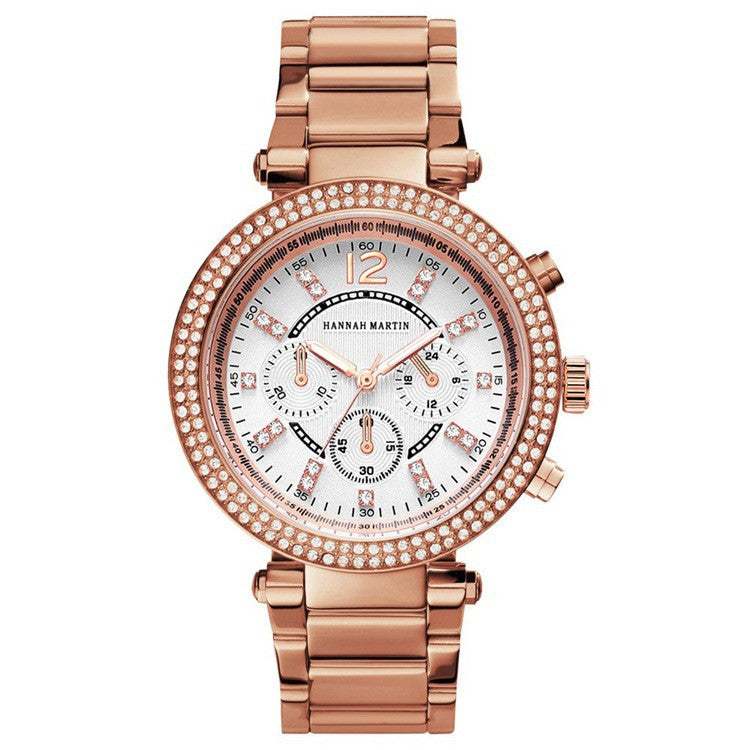 Women's Watch Decorated with Diamond - Zac Store