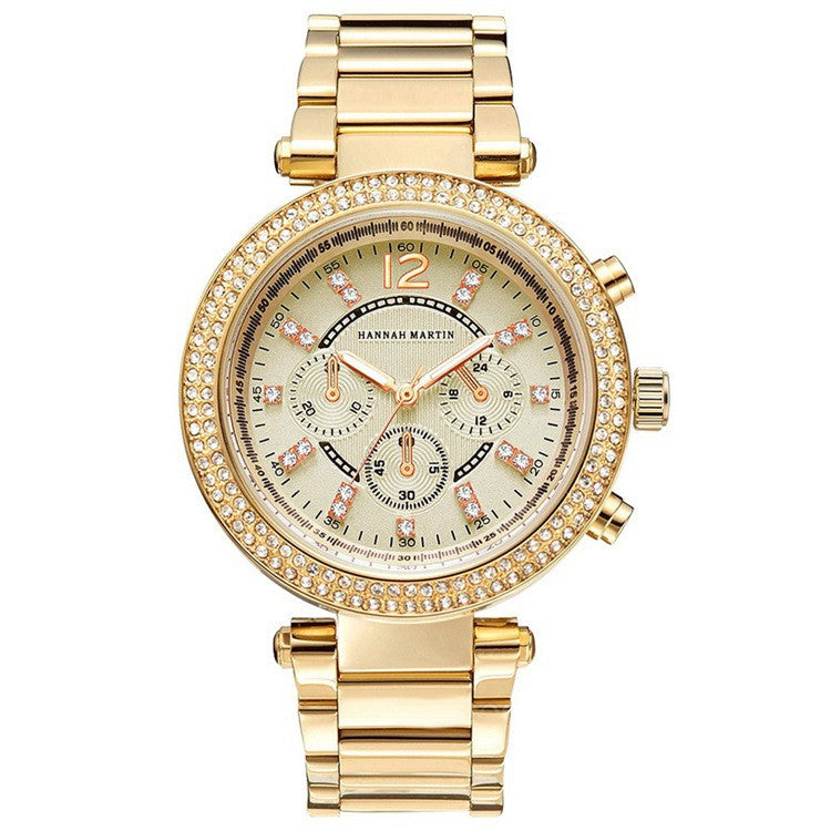 Women's Watch Decorated with Diamond - Zac Store